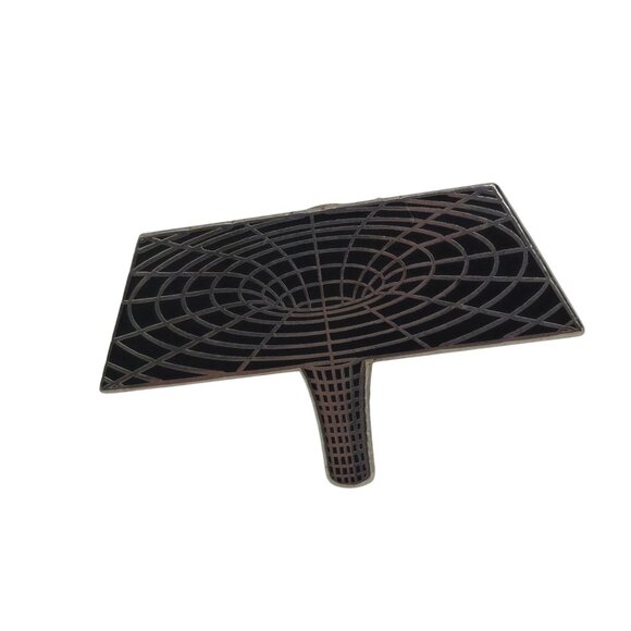 VTG Brooch BlackHole Science Nerd Space Funny Gift Jewelry Stem Wearable Art Pin - Picture 5 of 9